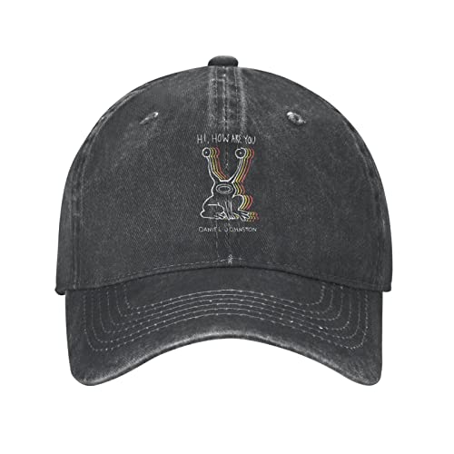 Daniel Johnston Hi, How Are You Hat Mens And Womens Adjustable Classic Baseball Cap Fashion Casquette Cool Cap Black #TOP1