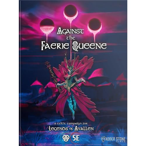 Modiphius Intrattenimento: Legends of Avallen: Against The Faerie Queene - Libro della campagna RPG con copertina rigida, Fantasy TTRPG, 370 pagine, Nuovi percorsi leggendari [video game]