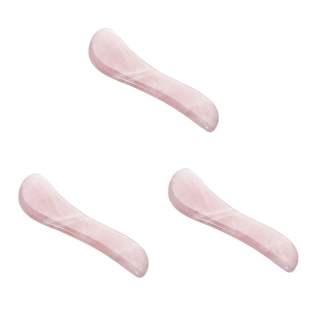Beavorty 3 Pezzi Di Raschietto Ergonomico A Forma Di S Strumento Guasha Fatto A Mano Strumento Per Massaggio Del Viso