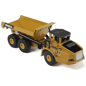 Risopen Kipplaster 1:50 Kipplaster Modell Mini Dumper Spielzeug LWK Modell Spielzeug für Erwachsener und Kind(gelb)