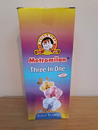 Metro Milan - Varillas de incienso 3 en 1 para rezar y rezar con 12 paquetes y 24 varillas en cada paquete