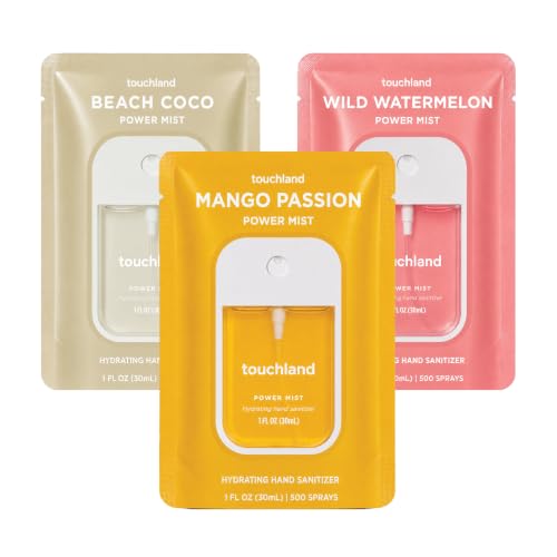 Touchland Hand Sanitizer Spray Tropical Trio - 3 x 1 FL OZ