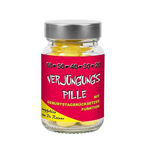 Lustapotheke® Verjüngungspille mit Geburtstags- Rücksetzerfunktion (Traubenzuckerlinsen) Cover