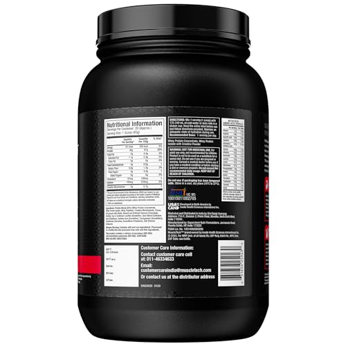 MuscleTech Nitro-Tech Whey Protein, 907g (2lbs), Milk Chocolate, 30g Protein, 3g creatine monohydrate, 6.7g BCAA, ultimate muscle building formula, increase strength & performance