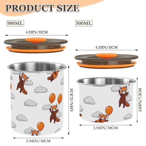 Envase hermético acero inox 900 ml DOMIKING miniatura 2