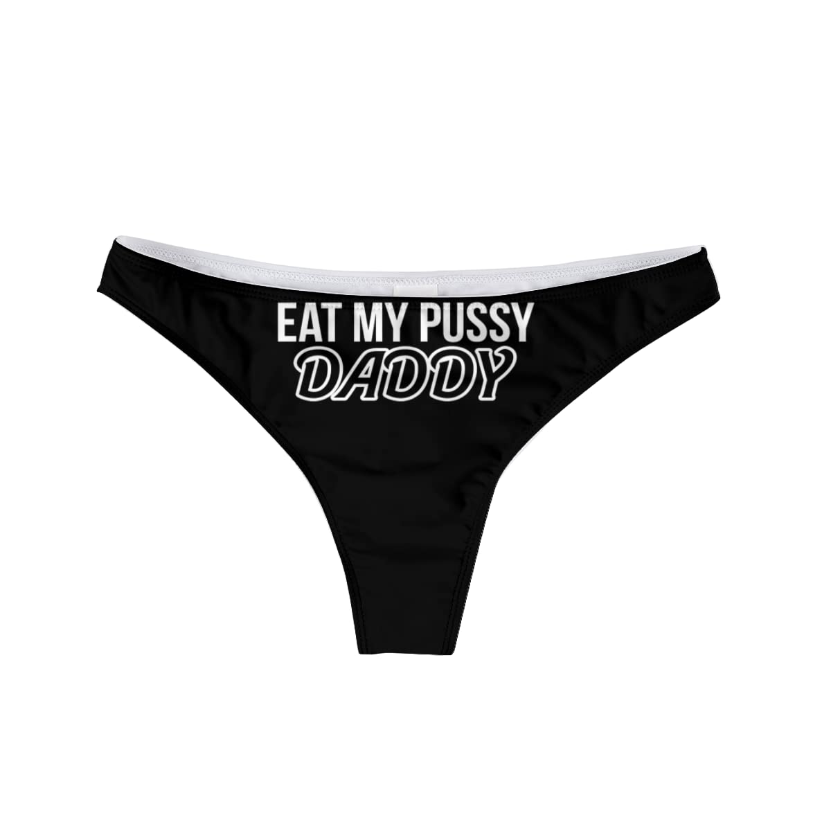 KWQDOZF Daddy's Little Whore Women's Thongs Underwear Seamless Panties, Gifts for Wife Girlfriend
