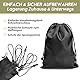 Moinkerin 20 Stück 10cm Schwarze Spanngummis mit Haken - wasserdichtem und UV - beständigem，Expander mit Haken & Planenspannern, geeignet zum Fixieren von Planen, Campingzelten
