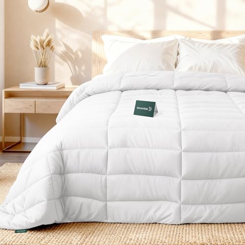 Catálogo de Edredones Walmart los 5 mejores. 41 Dreamlab Edredón Acolchado para Toda Estación. Relleno de Microfibras Recubiertas con Gel. Lavado a Máquina. Usar como Edredón o con Funda Duvet. Hipoalergénico. (Blanco,...
