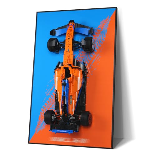 Image of Display Wallboard for Lego McLaren Formula 1 Race Car, Wall Mount for Lego 42141 Collectible F1 Model Kit (Car Not Included),New Background