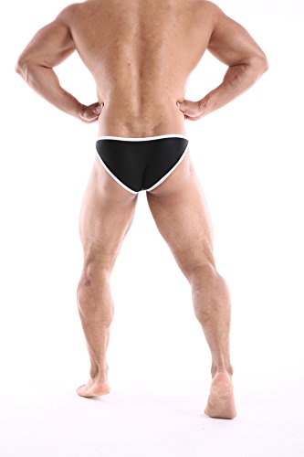 Men's Bikini Underwear Fashion Soft Print Nylon Briefs 88803