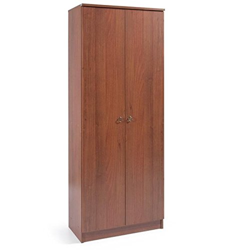 Armadio Scarpiera Multiuso Noce Antico h182x71x38
