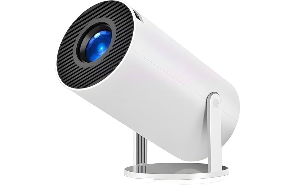 Reysol Projector|Native 1080P|4K Support|WiFi 6|Miracast|270° Rotatable|Auto Keystone (7000 lm / 1 Speaker/Wireless/Remote Controller) Portable Projector (Multicolor) (Projector HQ300)-image-49