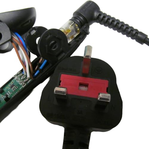 Power Cable Replacement, UK Plug Compatible with GHD Hair Straighteners, Model Gold (S7N261)
