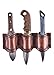 Produktbild Epic Armoury Schurkenwurfdolchhalter Gürtelhalter für Dolch LARP Gauneretui Dieb (Braun)