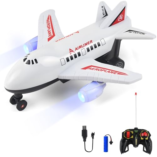 AUTOMP Avion radiocommandé pour enfants à partir de 6 ans, véhicule terrestre télécommandé...