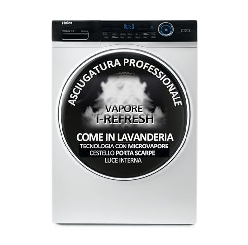 Haier I-Pro Serie 7 Asciugatrice 9 Kg a Pompa di Calore, Libera...