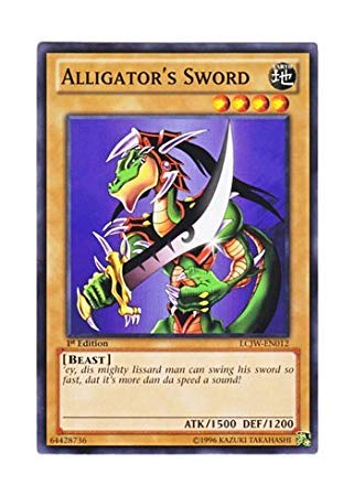 Amazon.co.jp: 遊戯王 英語版 LCJW-EN012 Alligator's Sword