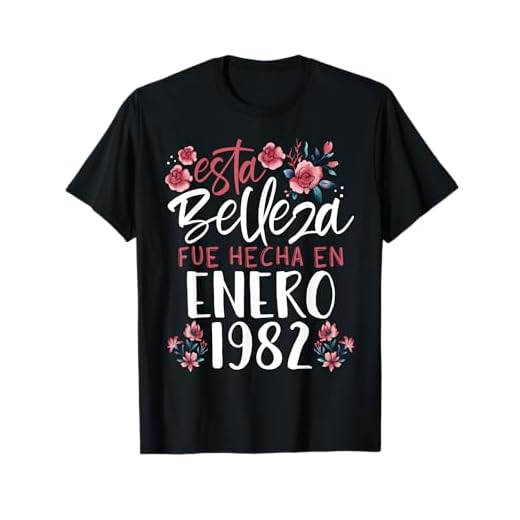 Hecha En Enero 1982 Mujer Regalo 41 Años Cumpleaños Camiseta