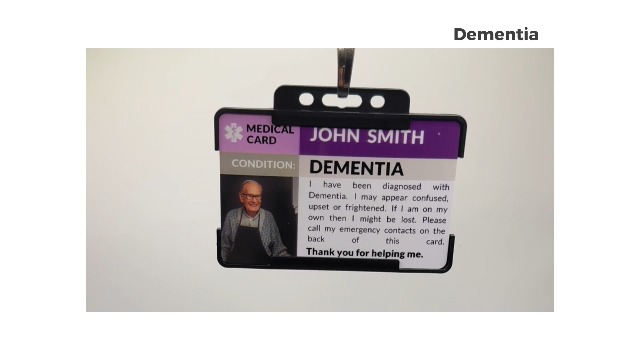 Amazon.com: Dementia Medical ID |Plastic Wallet Card with Photo