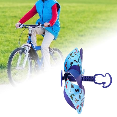 Vaveren 2X Kids Bike Windmill Unique Flower Pinwheel Scooter Toy Decoration Bike Accessory for Pushchair Most Kids Bike Tricycle