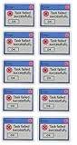 Error Task Failed Successfully Window Meme 3-Inch Sticker Vinyl Decal, Pack of 10, Funny Humor Design for Laptops, Water Bottles, and More