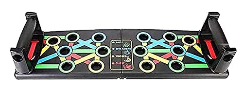 Push-Up Board, 10 in 1 Body Building Push Up Rack Board Push-Up Support Male Fitness Equipment Home Practice Chest & Arm Muscle (Carbon Fiber)-image-10