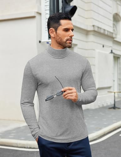 Pull col roulé homme fin confortable sans serrer le cou