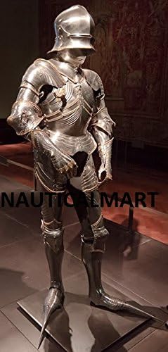 NauticalMart Gothic Suit of Armor 1484 - 15th Century Armor Achduke Costume Wearable Medieval Knight