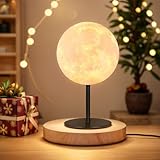 Christmas Gifts for Kids Boys Girls Teens, Moon Lamp Small Table Lamp for Bedroom, Night Light Bedside Lamps for Night Stands, Dimmable Table Lamp with 30 Modes, Desk Lamp for Living Room Dorm -Moon