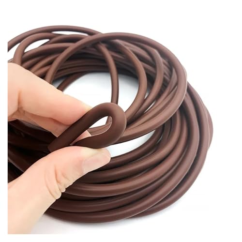 Cordon de caoutchouc marron résistant huile chaleur 1.8mm
