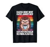 Lustiges Shirt Kaffee Morgenmuffel Weihnachten