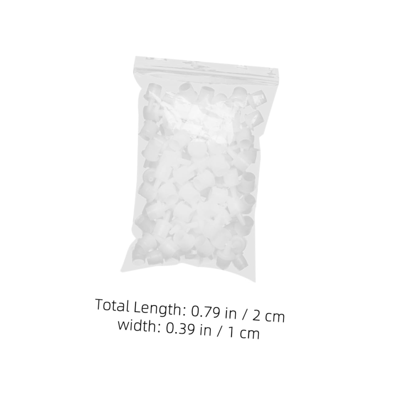 FOMIYES Lash Glue for Eyelash Clusters 200pcs Lash Glue Bottle Nozzle Caps Safe Plastic Material