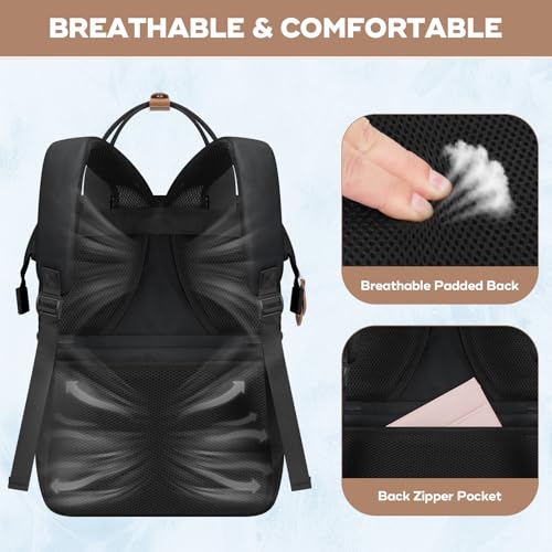 Maelstrom Cooler Backpack, 36 Cans Insulated Backpack Cooler, Soft Leakproof Double Deck Cooler Bag, Lightweight Lunch Backpack for Men & Women,Perfect for Beach Travel, Camping & Work (1.Black) by Maelstrom - Image 5