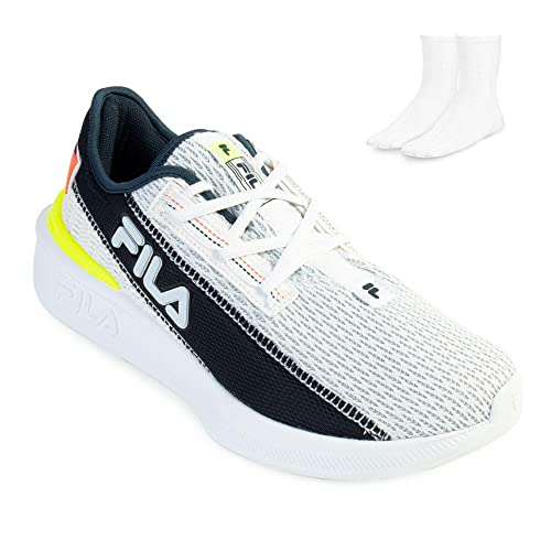 Tenis Fila Start, Masculino, Branco/Marinho/Coral, 41