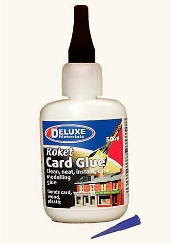 DELUXE MATERIALS 3 x Roket Card Glue; Rockets, Railway