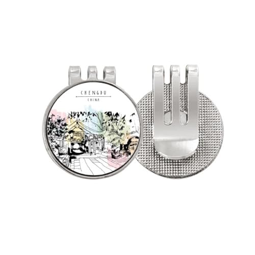 Marqueur de balle de golf magnétique Lijiang Chine en émail pour golfeur