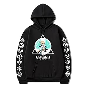 xrbanime Genshin Impact Jean Gunnhildr Hoodie Jean Cosplay Kleding Trui Game Genshin Impact Cosplay Sweatshirts Kawaii…