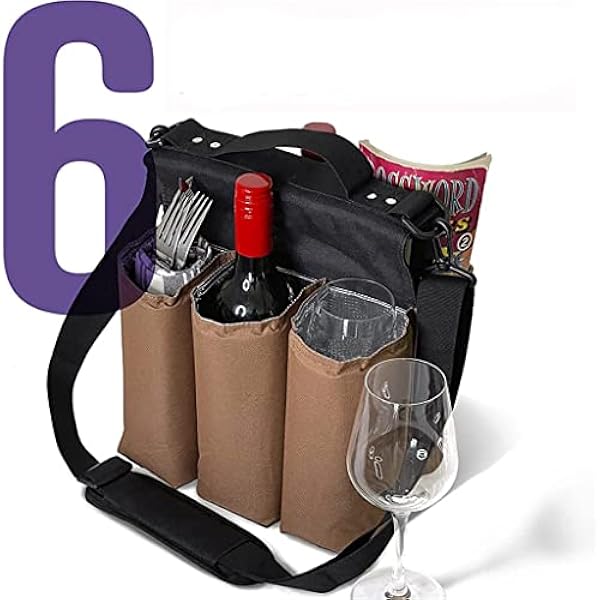Rödvinsförvaringsväska Isoleringsväska Ispåse Multifunktion Ut Ridning Rödvinsväska Utomhus picknickväska