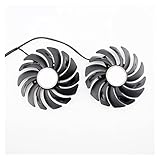 Lignes: 4 lignes YOUMEINU 2pcs / lot 9 5mm PLD10010SS12HH Ventilateur de Refroidisseur Compatible for MSI GTX 1060 1070 1080 TI RX 470 570 RX580 Gaming X GPU Ventilateur de Carte vidéo PLD10010B Perfection