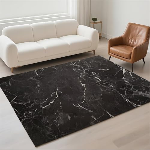 Grand tapis lavable en machine antidérapant 80x150cm résistant moderne - 2