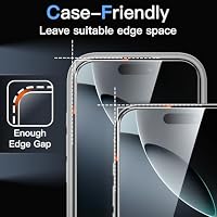 JETech Schutzfolie für iPhone 16 Pro, 3 Stück – Ansicht 7