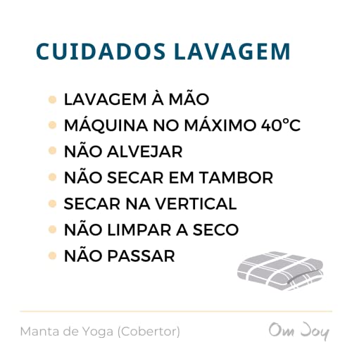 Manta de Yoga (Cobertor) - Acessório para Iyengar Yoga e Restaurativa