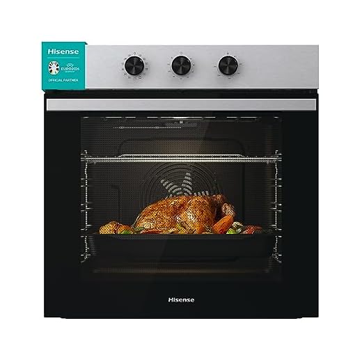Hisense BI61111AX Forno Multifunzione Termoventilato, Cavità XXL 77L, 12 Funzioni, Pulizia Acqua Clean, Classe A, Timer di Fine Cottura, Preriscaldamento Rapido, Funzione Pizza 300 °C, Cottura AirFry