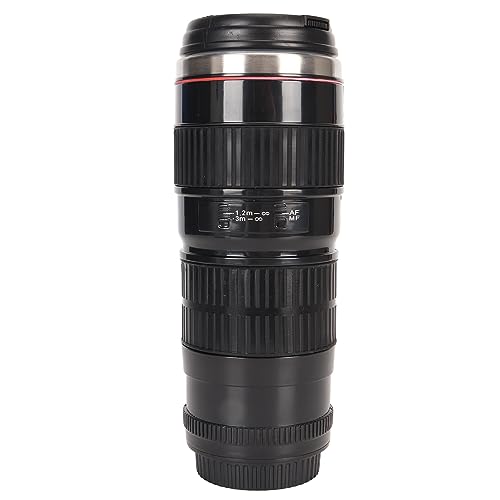 Camera Lens Mug - Stainless Steel Coffee Mug with Sealed Lid - Ph...