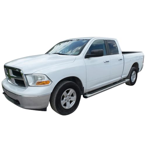 Estribos laterales cromados para Dodge Ram Quad Cab miniatura 3