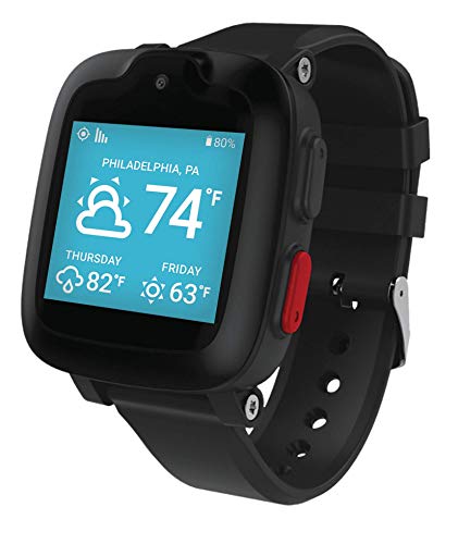 Freedom Guardian Mobile Watch Senior Medical Alert System by Medical Guardian™ - GPS Location Bracelet, Senior Alert, 24/7 Alert Button for Seniors, Nationwide AT&T Cellular (1 Month Free) (Black)