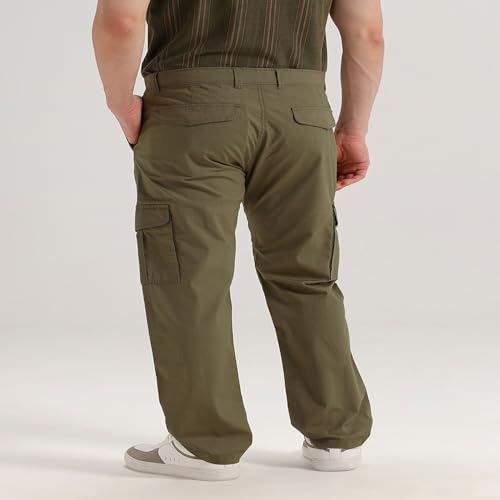 Image of BASICS Premium Cotton Stretch Formal Trousers for Men | Office Pants