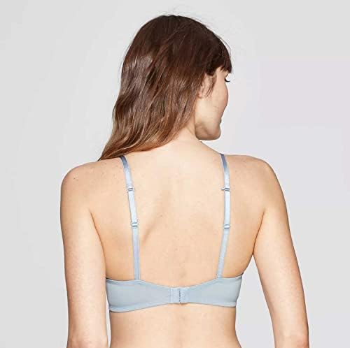 Auden Everyday Underwire Demi Racerback Light Lined T-Shit Bra Aqua 38DDD