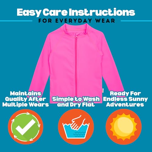 Image of SwimZip UPF 50+ Long Sleeve Rash Guard for Boys' and Girls' - Baby, Toddler, Kids