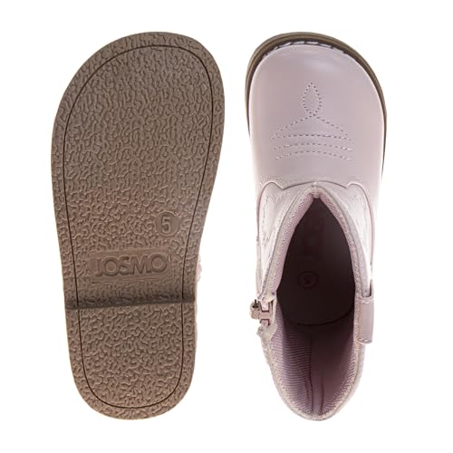 Josmo Kids Toddler Cowboy Boots Western Mid Calf Dress Boots for Boys and Girls Size 2-4 Infant 5-8 Toddler.4